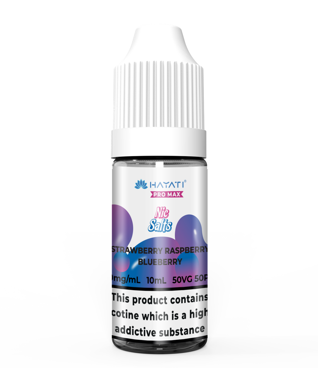 Strawberry Raspberry Blue Hayati Pro Max Nic Salts