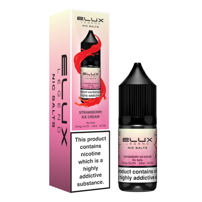 elux legend nic salt - strawberry ice cream