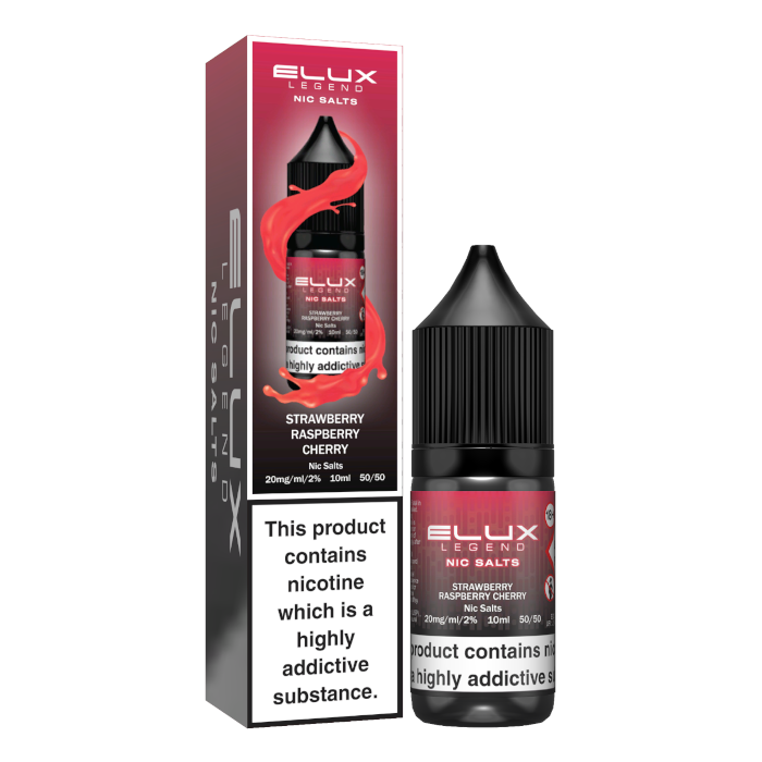 elux legend nic salt - strawberry raspberry cherry