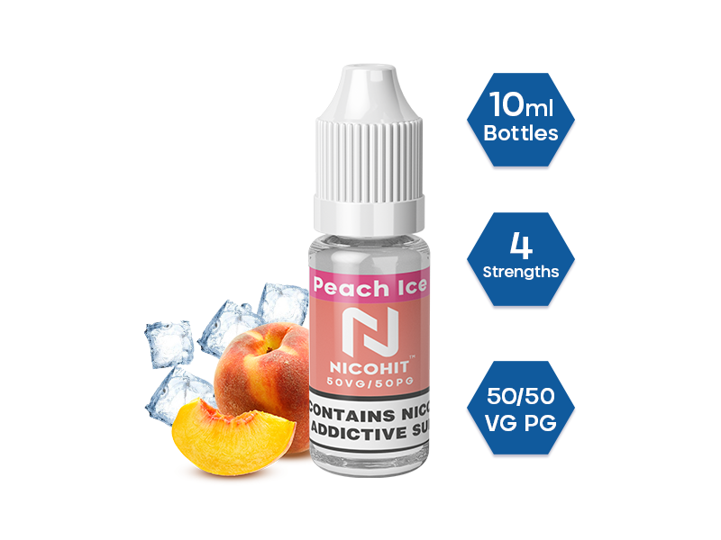 Nicohit 10ml - Peach Ice *NEW