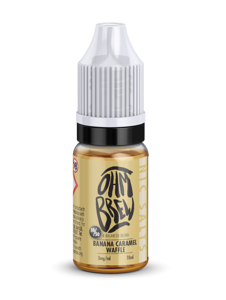 Ohm Brew Nic Salts - Banana Caramel Waffle