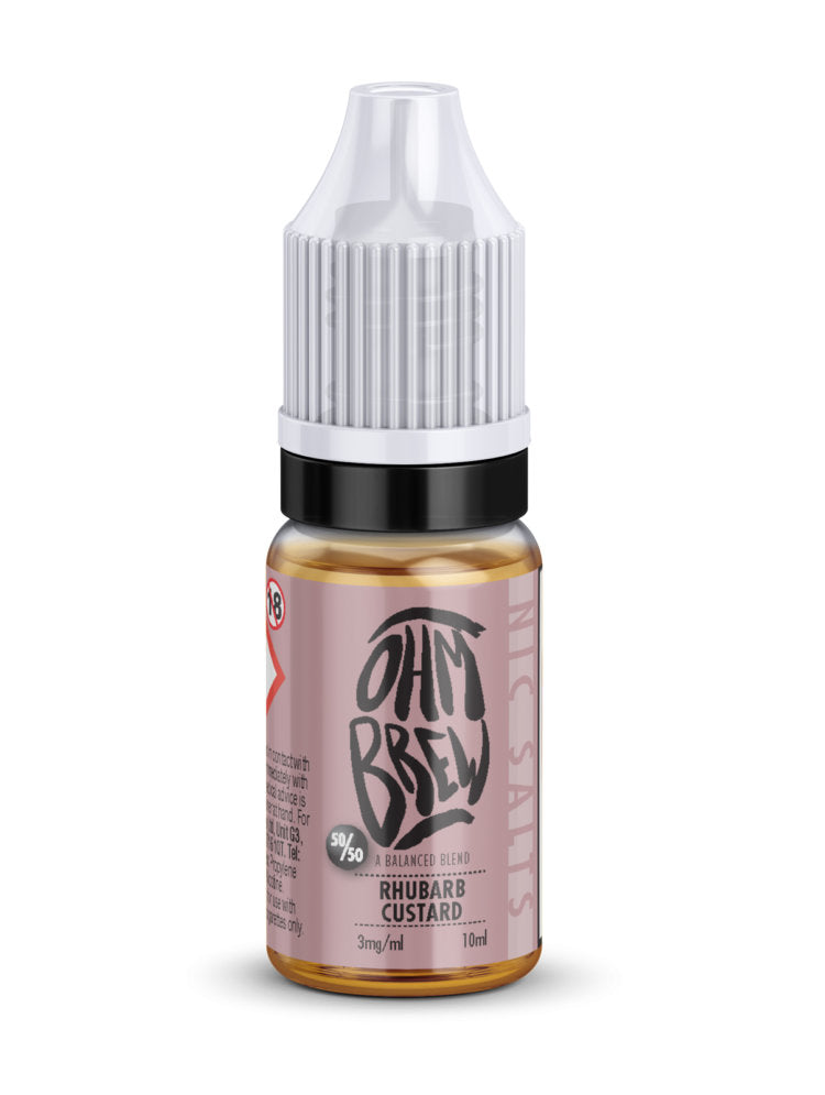 Ohm Brew Nic Salts - Rhubarb Custard