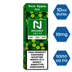 NICOHIT SALTS - SOUR APPLE ICE